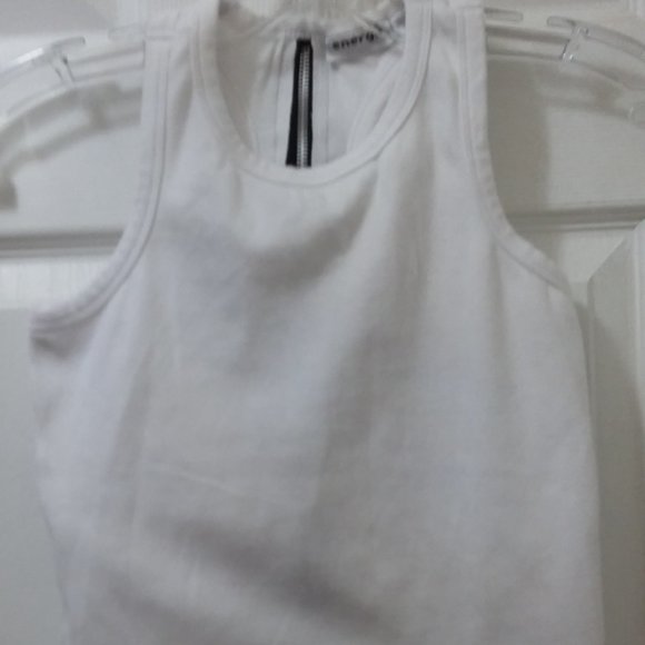 Crop Sweat white top - by Energie - Picture 1 of 4